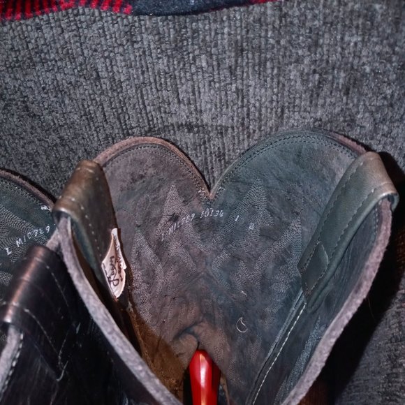 Larry Mahan Crocodile Western boots - Picture 5 of 8